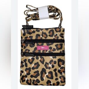 Scout Sally Go Lightly Crossbody Bag Leopard Print NWT Chic Travel Vacation Boho